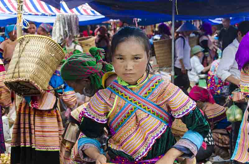 277 - Vietnam - Bac Ha - mercado